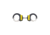 ASP Identifier Chain Ultra Plus Cuffs Steel Bow, Yellow, 56065