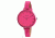 Axcent Cute Watch, Hot Pink Strap, Hot Pink Face, Hot Pink Hands X17894-535