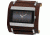 Axcent Circuit Watch, Dark Brown Strap, Brown Face, Red Markers X69791-346