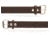 Bigfoot Gun Belts Gun Belt 14oz Steel Core - 34 Inch - Brown - Stainless Steel - GB14C-34-BR-SS