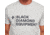 Black Diamond Stacked Logo Tee - Mens, Birch Heather, Medium, AP7300535005MED1