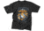 Black Ink Marines First To Fight T-Shirt, Mens, Black, Small, 80280-012