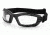 Bobster Bala Goggles, Matte Blk, Anti-fog Clear, Z87 BBAL001C