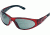 Body Specs BSG-2 Single Vision Prescription Sunglasses, Red Crystal Frame, BSG-2 RED CRYSTAL FRAME.13SV