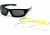 Body Specs BSG-4 Goggles - Shiny Black Frame / Smoke Antifog lens, includes 2 extra lens