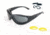 Body Specs BSG Single Vision Prescription Sunglasses, Black Frame, BSS-78 Black Frame/RX Insert.13SV
