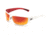 Bolle Python Sunglasses, White/Metallic Red Frame, Polarized TNS Fire Lens, 11335