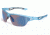 Bolle Sunglasses, Helix Satin Crystal Blue Frame Rose Blue Lens 11488