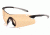 Bolle MicroEdge Sport Sunglasses, Shiny Black Frame w/ Modulator Amber Lenses