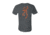 Mens Graphic Clay Buckmark Short Sleeve T-Shirt, Asphalt