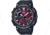 Casio Outdoor Analog Watch w/Chronograph, Date Window, Luminous Hands, WR to 100M w/Red Face - Mens, Black, One Size, MCW-200H-4AV