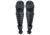 Damascus DSG100 Hard Shell Shin Guards with Non-Slip Knee Pads, Black, X-Large DSG100XLG