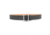 1-3/4" Plain Leather Garrison Belt with Solid Brass Center Bar Nickel Buckle