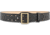 DutyMan 2-1/4inch Basketweave Leather Sam Brown 2 Row Stitch Duty Belt With Gold Buckle DTY-1021-42-9002
