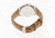 Canopies Wood Watch,33mm,Green Dial,Khaki/Tan Leather Band