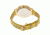 Ladies Autumn Watch,40mm,Brushed Metal Gold Bezel,Yellow Band