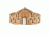 Earth Pith Wooden Unisex Watch, Khaki/Tan ETHEW1801