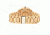Earth Wood Scaly Bracelet Watch w/Date, Khaki/Tan, One Size, ETHEW2101
