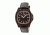 Earth Wood Sherwood Leather-Band Watch w/ Date, Dark Brown, Standard ETHEW2702