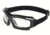 Edge Safety Speke Low Profile w/Rx Insert Safety Goggle, Clear Lens HS111