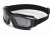 Edge Safety Speke Low Profile w/Rx Insert Safety Goggle, Smoke Lens HS116