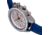 Elevon Chronograph Leather-Strap Watch, Blue/White, ELE127-1, Blue/White, One Size, ELE127-1