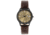 Elevon Concorde Leather-Band Watch w/ Date, Black/Gold, One Size, ELE115-6