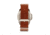 Elevon Dumont Leather-Band Watch, Silver/Brown, ELE108-2