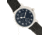 Elevon Northrop Leather-Band Watch, Charcoal/Navy, ELE110-6