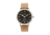 Elevon Northrop Leather-Band Watch, Tan/Black, ELE110-4