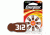 Energizer EZ Turn &amp; Lock Size 312 Hearing Aid Batteries, Pack of 8 AZ312DP-8