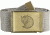 Fjallraven Canvas Brass Belt 4 cm - Men's-Fog