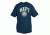 Fox Outdoor Navy One-Sided Imprinted T-Shirt, Navy with Logo / Navy, Large, 63-93 L