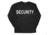 Fox Outdoor Long Sleeve Imprinted T-Shirt, Enforcement - Black - White Imprint, 4XL, 64-6499 4XL
