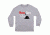 Fox Outdoor Long Sleeve Imprinted T-Shirt, Marine Corp - Heather Grey, Extra Large, 64-6341 XL