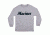 Fox Outdoor Long Sleeve Imprinted T-Shirt, Marines - Heather Grey - Black Imprint, Large, 64-63 L