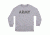 Fox Outdoor Long Sleeve Imprinted T-Shirt, Refelective Army - Heather Grey, Extra Large, 64-6242 XL