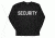 Fox Outdoor Long Sleeve Imprinted T-Shirt, Security - Black, Large, 64-649 L