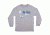 Fox Outdoor Long Sleeve Imprinted T-Shirt, US Air Force - Heather Grey, Large, 64-6343 L