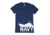 Fox Outdoor Navy One-Sided Imprinted T-Shirt, Navy Ship / Navy, Large 63-511 L