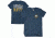 Fox Outdoor Two-Sided Imprinted T-Shirt - Men's, Large, Navy/Navy Descriptive Words, 63-4021 L