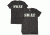 Fox Outdoor Two-Sided Imprinted T-Shirt - Men's, Large, Black/SWAT/White Imprint, 64-616 L