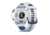 Garmin Forerunner 265 Watch, Black Bezel w/ Whitestone Case and Whitestone/Tidal Blue Silicone Band, 010-02810-01