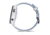 Garmin Forerunner 265 Watch, Black Bezel w/ Whitestone Case and Whitestone/Tidal Blue Silicone Band, 010-02810-01