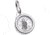 Glow Rhino Waypoint Compass, Tritium Keychain Compass, Aluminum with Satin Finish, COMPASS-001-AL
