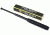 Guard Dog Security 16in Steel Baton w/ Rubber Grip Handle, Nylon Sheath w/ Ring, 2-Part Box, Black BT-GD16BK
