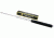 Guard Dog Security 26in Steel Baton w/ Rubber Grip Handle, Nylon Sheath w/ Ring, 2-Part Box, Silver BT-GD26SL