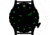 Hazard 4 HeavyWater Diver Titanium Tritium Dive Watch,Black Dial, White Graphics,Green Bezel,Nylon Strap WAT-HWD-TI-KW-GGYG