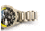 Hazard 4 HeavyWaterDiver BlackTie B Ti Bracelet Yellow GMT, Silver, HWD-TI-B-G-Y-KW-GGYG