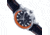 Heritor Automatic Bradford Leather-Band Watch w/Date, Black/Orange, One Size, HERHS1110